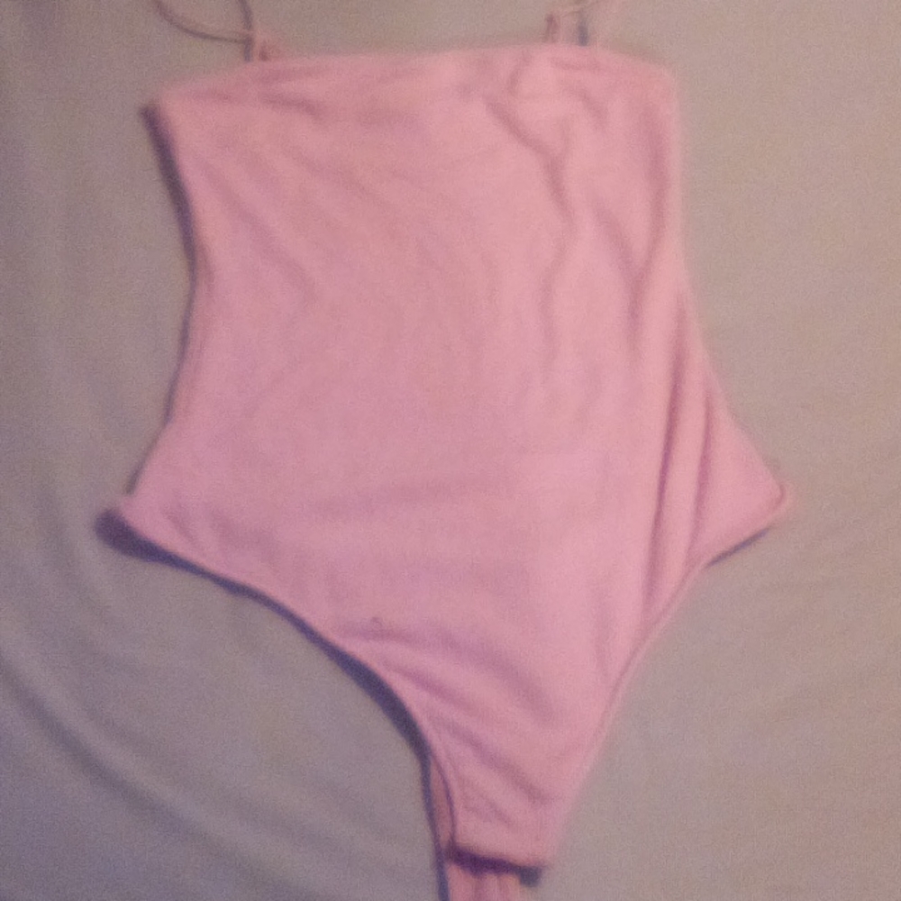 Baby pink onesie